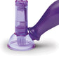 Lux Fetish Vibrating Nipple Suckers w/Wired Remote Control - Purple - SEXYEONE