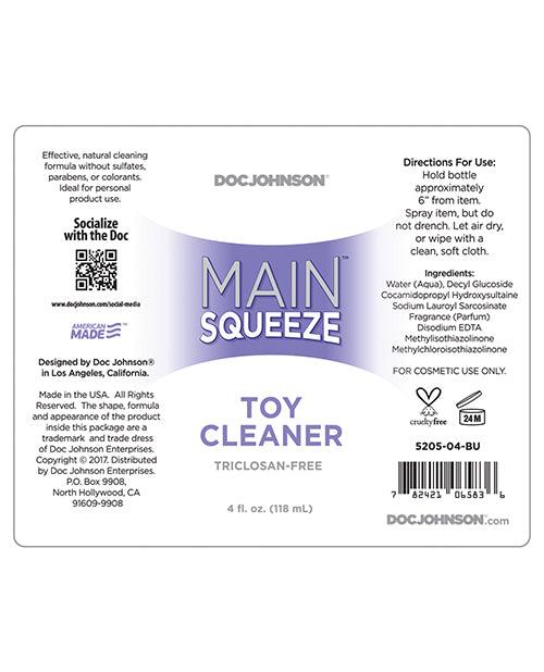 image of product,Main Squeeze Toy Cleaner - 4 oz - SEXYEONE