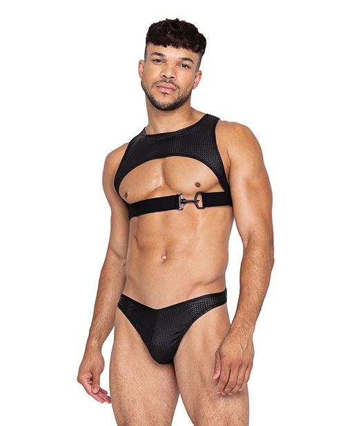 image of product,Master Harness W/hook & Ring Closure Black - SEXYEONE