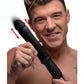 Master Series 8X Auto Pounder Vibrating & Thrusting Dildo w/Handle - Black - SEXYEONE