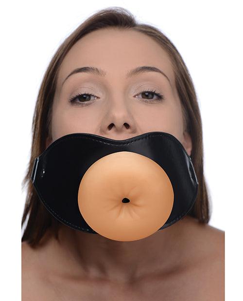 image of product,Master Series Ass Face Mouth Gag - Light/Black - SEXYEONE