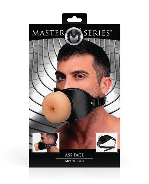 image of product,Master Series Ass Face Mouth Gag - Light/Black - SEXYEONE