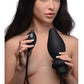 Master Series Ass-Pand Inflatable Silicone Anal Plug - Black - SEXYEONE