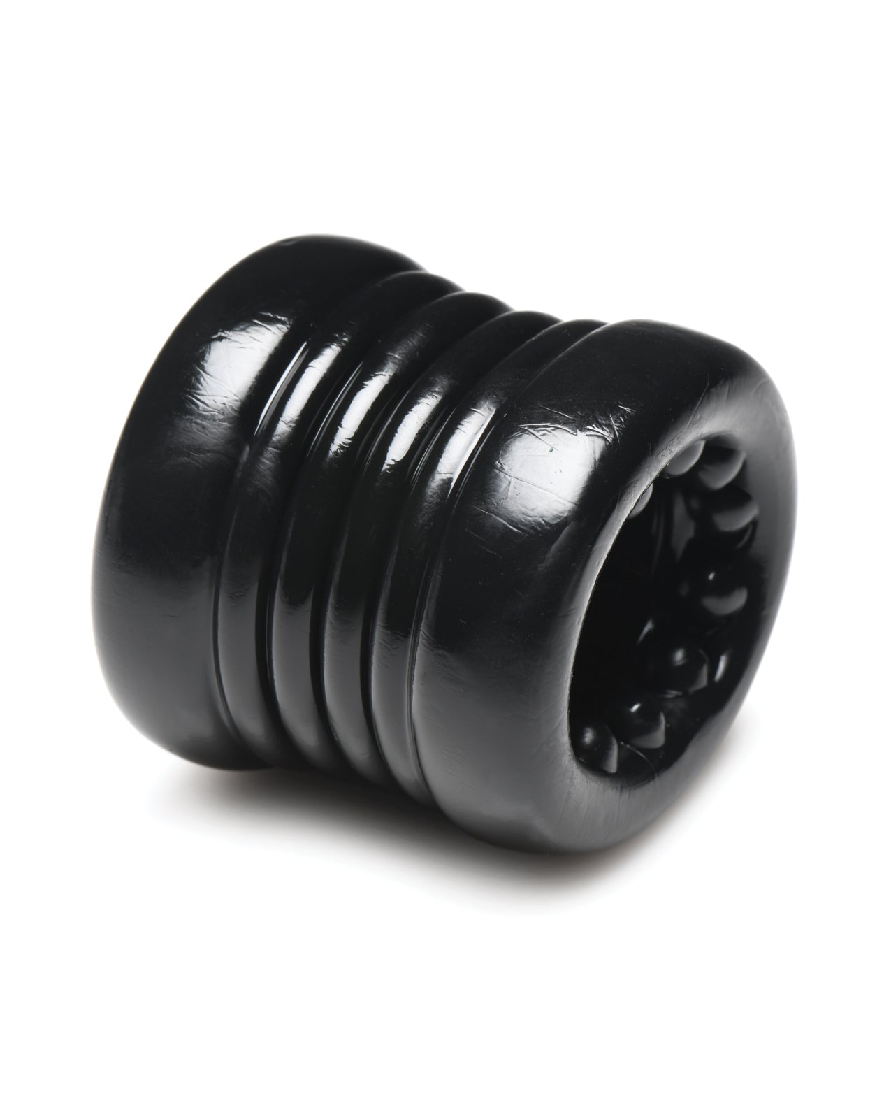 image of product,Master Series Ball Stack Ball Stretcher - Black - SEXYEONE