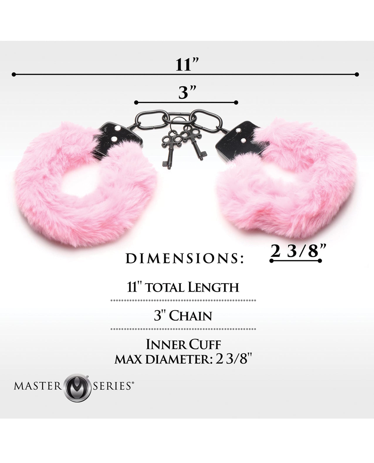 image of product,Master Series Cuffed in Furry Handcuffs - SEXYEONE