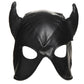 Master Series Dungeon Demon Bondage Hood w/Horns - Black - SEXYEONE