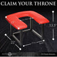 Master Series Face Rider Queening Chair - Black/Red - SEXYEONE