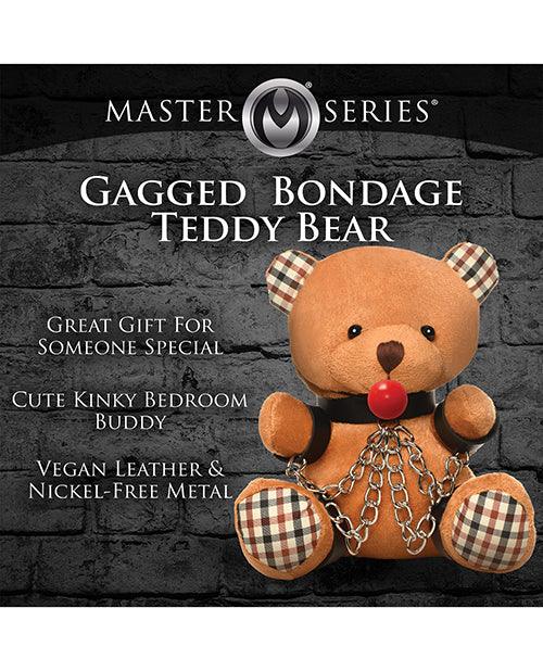 image of product,Master Series Gagged Teddy Bear Plush - SEXYEONE