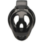 Master Series Hard Stop Double Ring Chastity Cage - Black - SEXYEONE