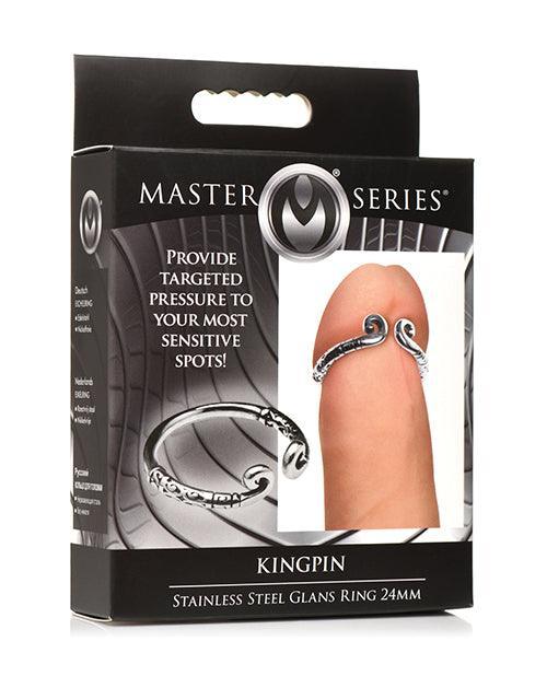 product image, Master Series Kingpin Stainless Steel 24mm Glans Ring - SEXYEONE