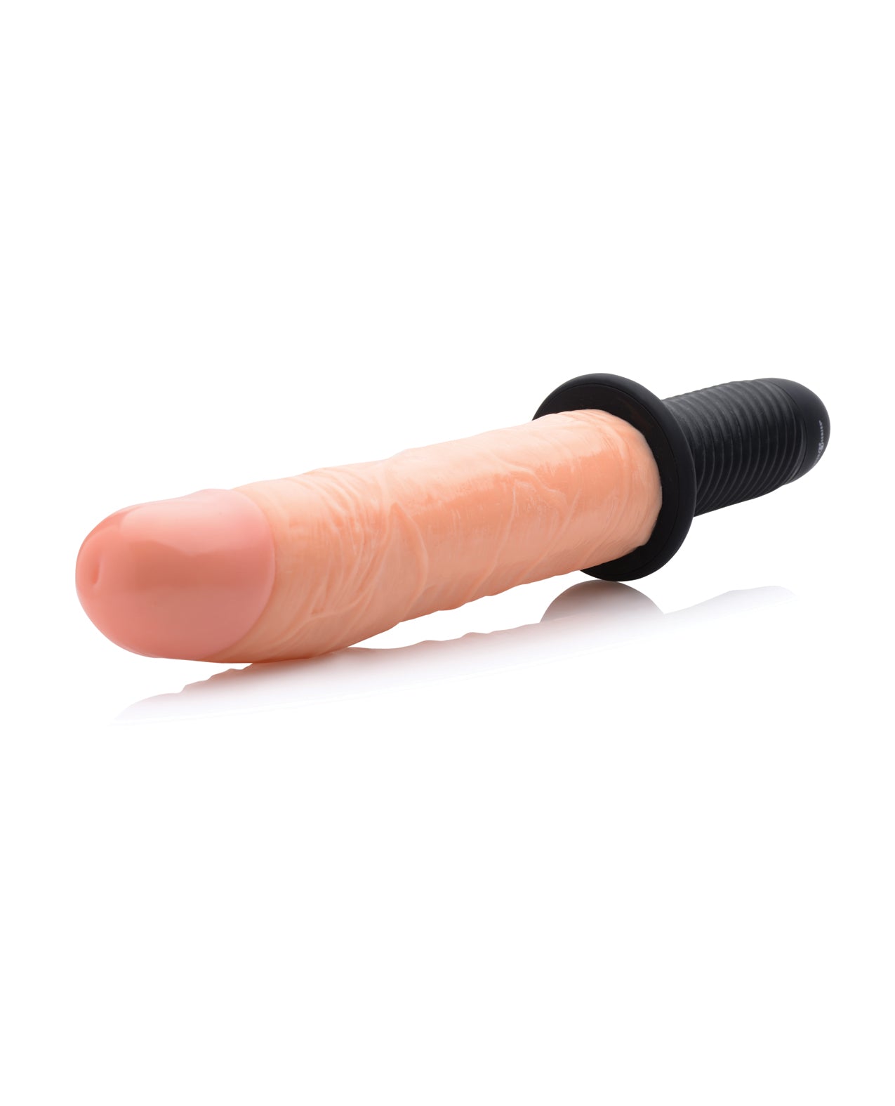 image of product,Master Series Onslaught 13 Mode XL Vibrating Dildo Thruster - Light - SEXYEONE