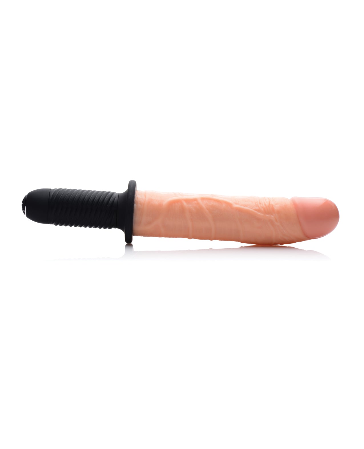 image of product,Master Series Onslaught 13 Mode XL Vibrating Dildo Thruster - Light - SEXYEONE