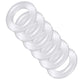 Master Series Ring Master Custom Ball Stretcher Kit - Clear, Set of 6 - SEXYEONE