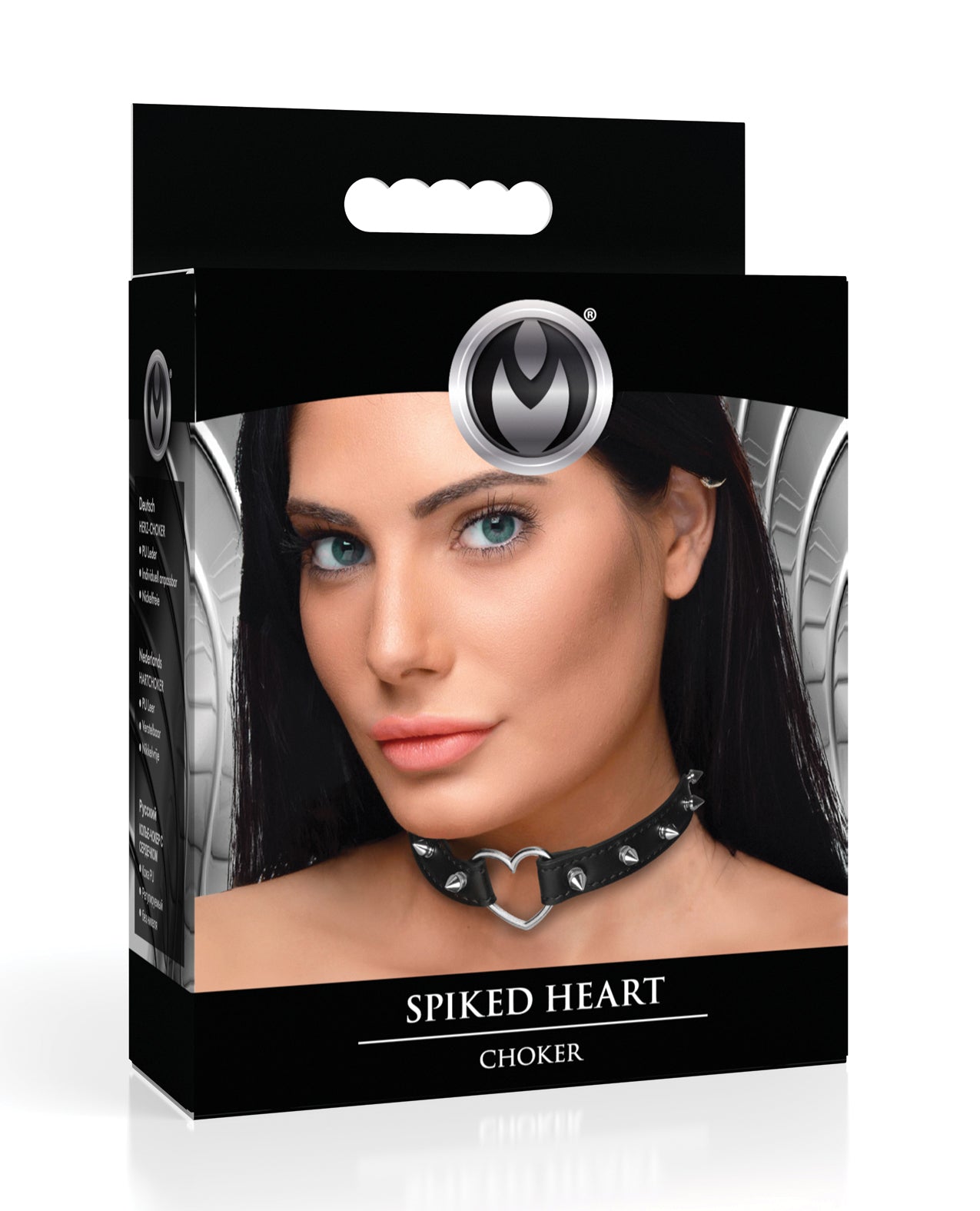 product image, Master Series Spiked Heart Choker - SEXYEONE