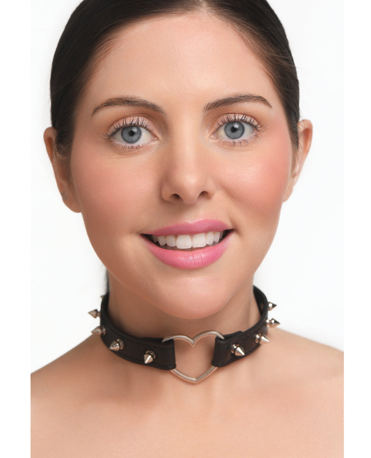 image of product,Master Series Spiked Heart Choker - SEXYEONE