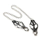 Master Series Tyrant Spiked Clover Nipple Clamps - Silver - SEXYEONE