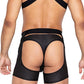 Master Thong W/contoured Pouch Black - SEXYEONE