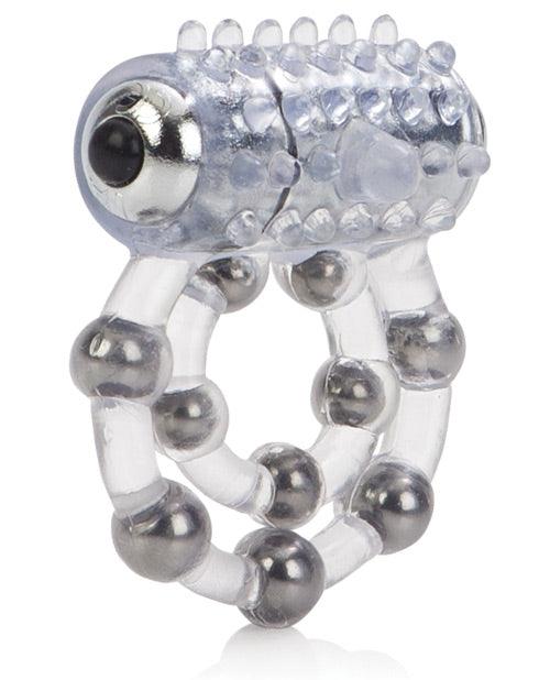 Maximus Enhancement Ring 10 Stroker Beads - Clear - SEXYEONE