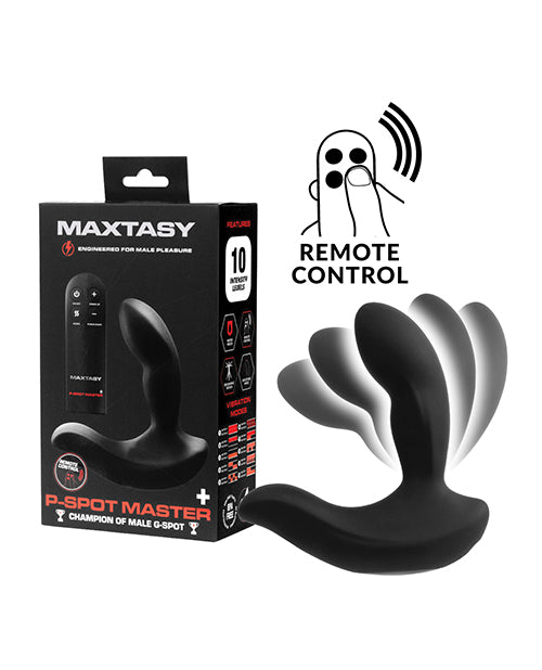 product image, Maxtasy P-Spot Master w/Remote Control - Black - SEXYEONE