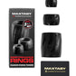 Maxtasy Performance Rings - Black Set of 3 - SEXYEONE