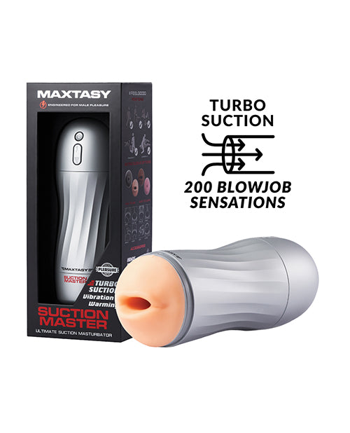 product image, Maxtasy Suction Master Realistic Stroker - Nude - SEXYEONE