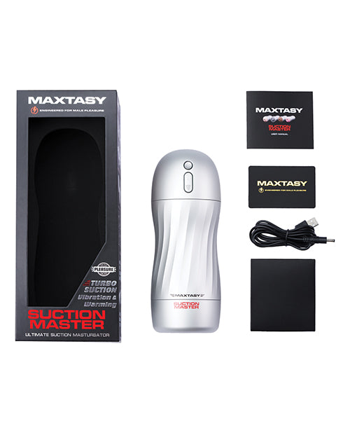 image of product,Maxtasy Suction Master Realistic Stroker - Nude - SEXYEONE