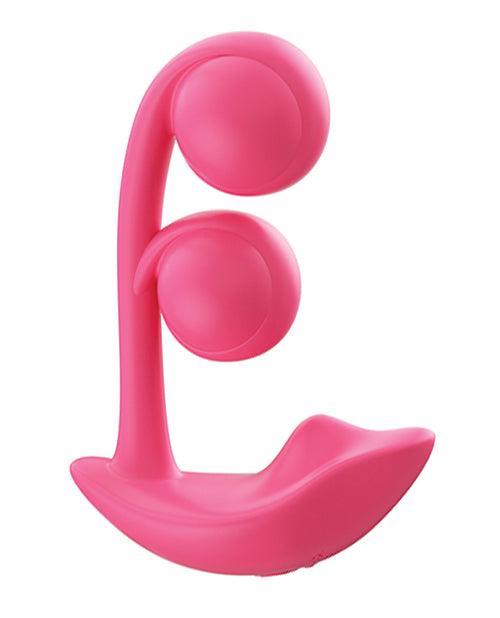 product image, Melody Twin Balls Clit & G-Spot Vibrator - Pink - SEXYEONE