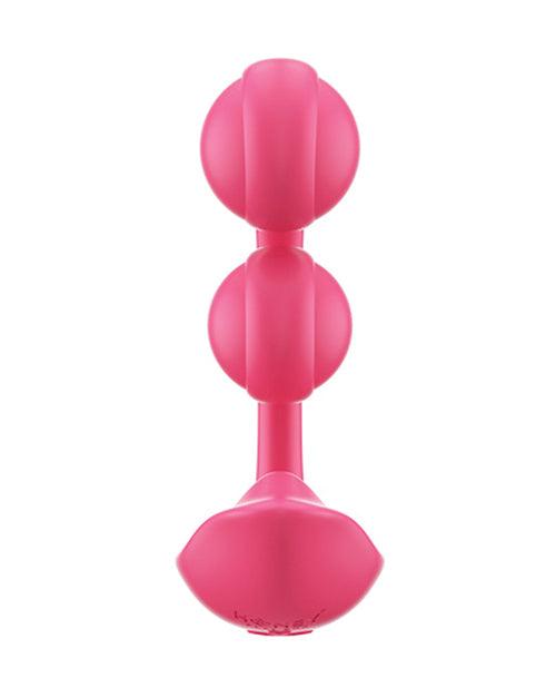 image of product,Melody Twin Balls Clit & G-Spot Vibrator - Pink - SEXYEONE