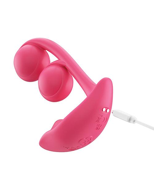 image of product,Melody Twin Balls Clit & G-Spot Vibrator - Pink - SEXYEONE