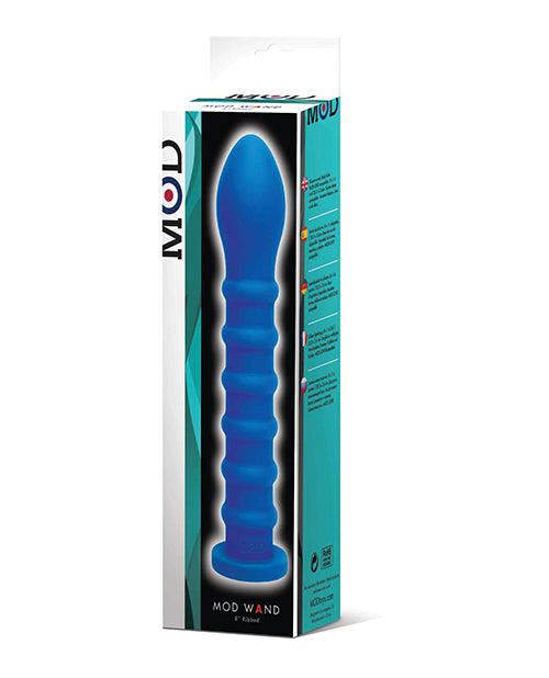 product image, MOD Ribbed Wand - Blue - SEXYEONE