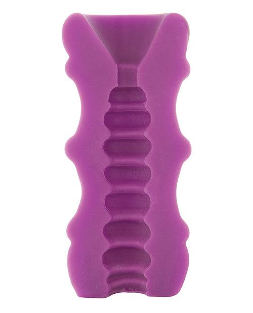 image of product,Mood Ultraskyn Thick Ribbed Stroker - Purple - SEXYEONE