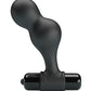 Mr. Play Silicone Anal Vibro Plug - Black - SEXYEONE