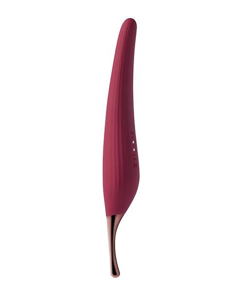 image of product,Ms. Honey Pinpoint Clit Vibrator & Nipple Stimulator - Red Wine - SEXYEONE