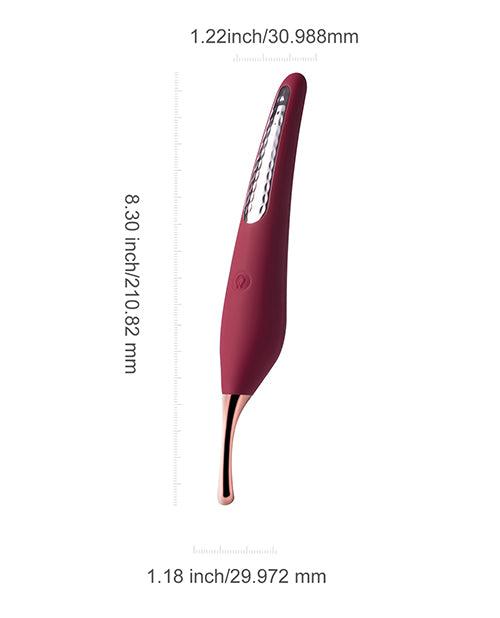 Ms. Honey Pinpoint Clit Vibrator & Nipple Stimulator - Red Wine - SEXYEONE