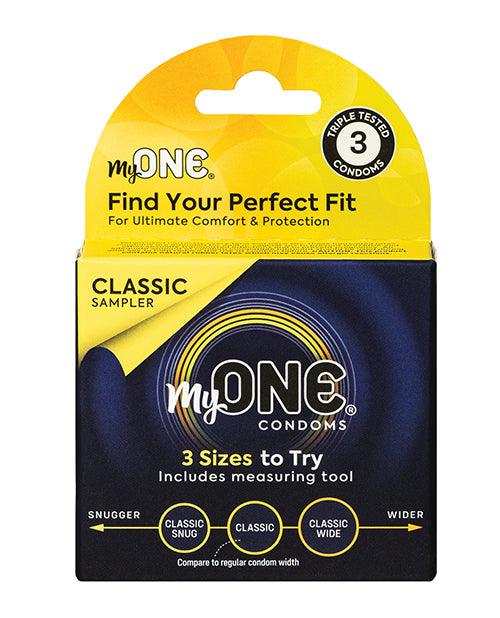 product image,My One Classic Sampler Condoms - Pack of 3 - SEXYEONE