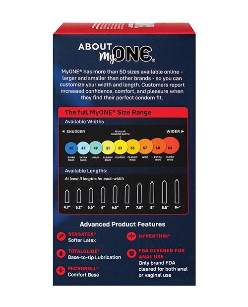 My One Super Wide & Long Condoms - Pack of 10 - SEXYEONE