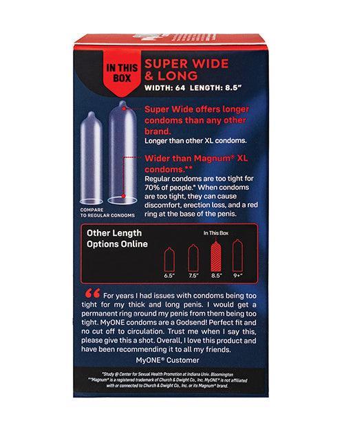 My One Super Wide & Long Condoms - Pack of 10 - SEXYEONE