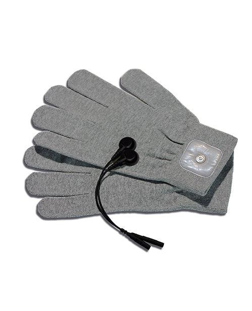 image of product,Mystim eStim Magic Gloves - Gray - SEXYEONE