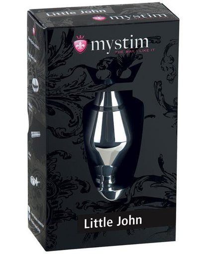 Mystim Little John Buttplug Small Aluminum - Silver - SEXYEONE