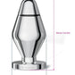 Mystim Little John Buttplug Small Aluminum - Silver - SEXYEONE