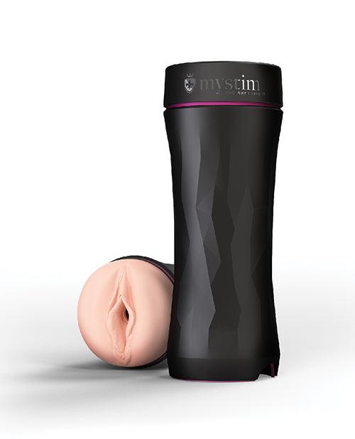 image of product,Mystim Opus E Vagina - Black - SEXYEONE
