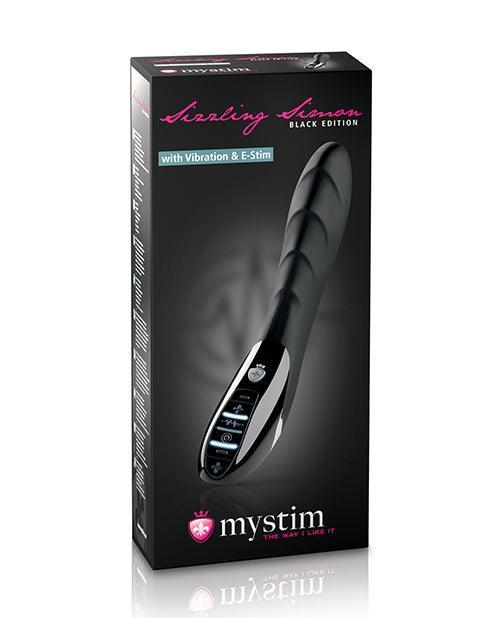 product image, Mystim Sizzling Simon eStim Vibrator Black Edition - Black - SEXYEONE