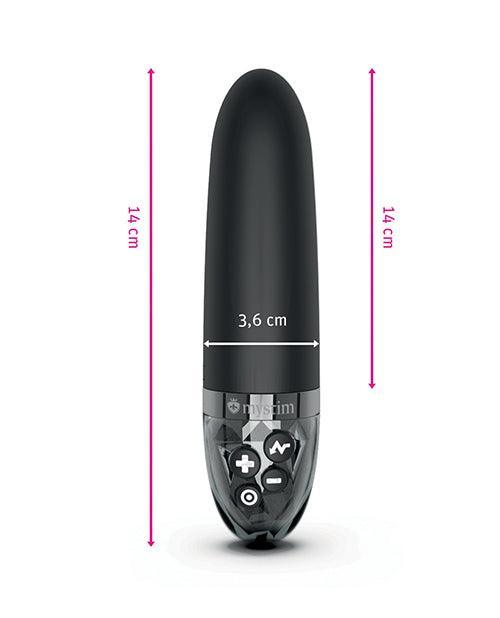 image of product,Mystim Sleak Freak eStim Straight Vibrator - Black - SEXYEONE