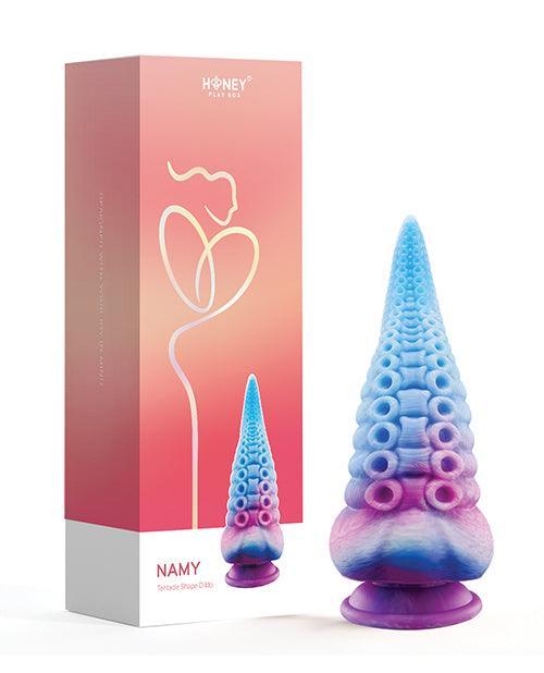 image of product,Namy Tentacle Shape Suction Cup Dildo - Multi Color - SEXYEONE