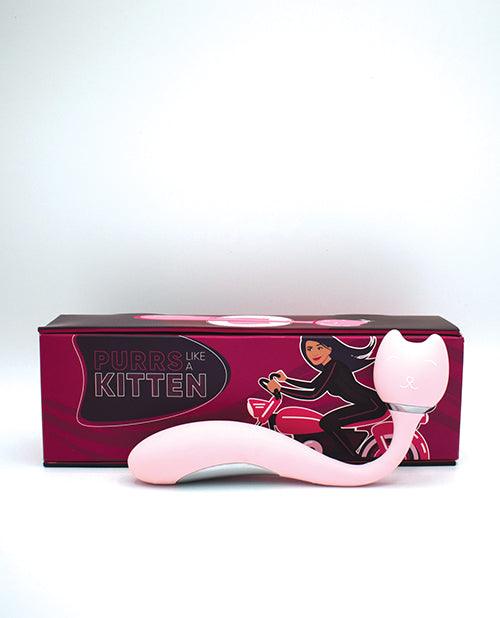 image of product,Natalie's Toy Box Purrs Like A Kitten Stim & Vibe - Pink - SEXYEONE