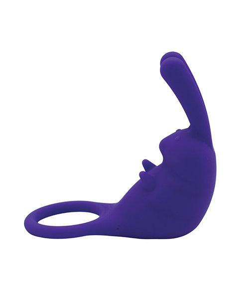 product image, Natalie's Toy Box The Cock Hopper Cock Ring & Bullet Vibrator - Purple - SEXYEONE