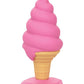 Naughty Bits Yum Bum Ice Cream Cone Butt Plug - Pink - SEXYEONE