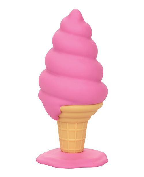 Naughty Bits Yum Bum Ice Cream Cone Butt Plug - Pink - SEXYEONE