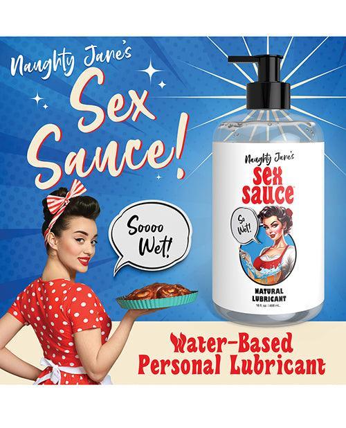 image of product,Naughty Jane's Sex Sauce Natural Lubricant - oz - SEXYEONE