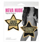 Neva Nude Nice / Naughty Bitch Glitter Stars - Black/Gold O/S - SEXYEONE